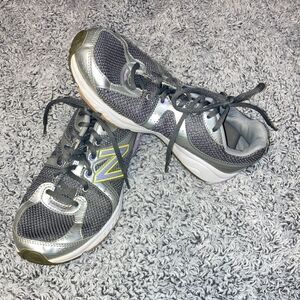 NEW BALANCE 665 Sz 8 M7/ W8 Silver /Gry/Ppl/Lime Running Shoes